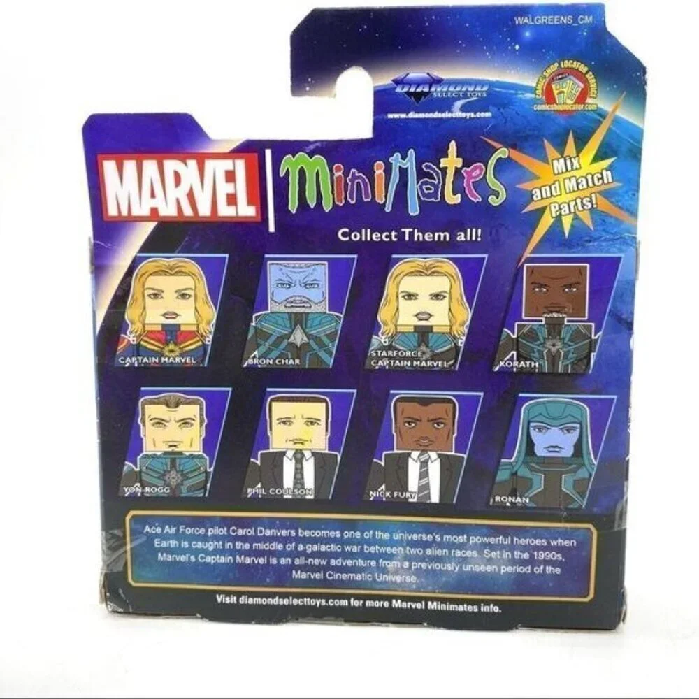 Marvel Minimates Captain Marvel Movie Series Starforce Captain Marvel & Korath